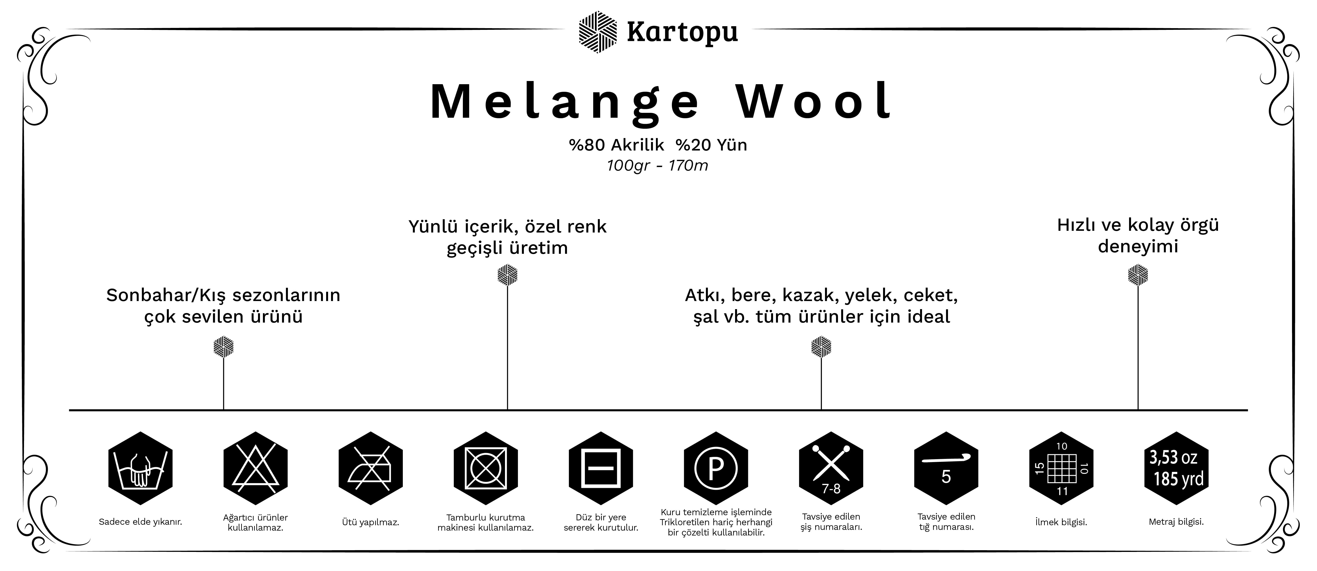 kartopu.com | KARTOPU MELANGE WOOL