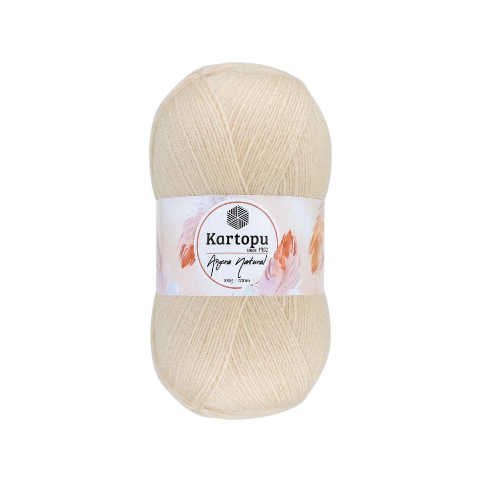 KARTOPU ANGORA NATURAL K845